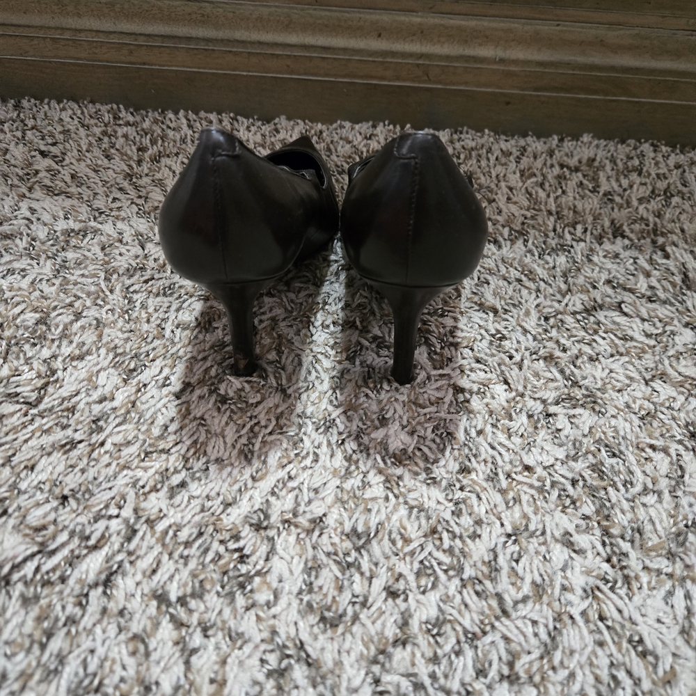 Michael Shannon Black Pointed Heels - Picture 3 of 4